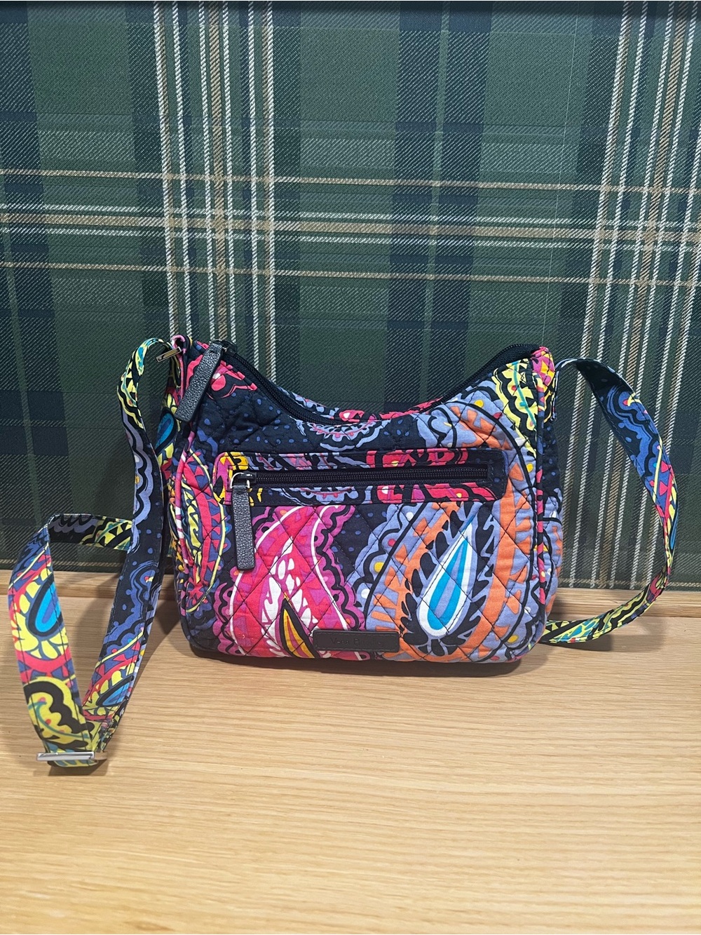 Vera Bradley Navy Paisley Crossbody Bag
